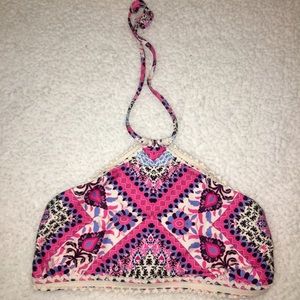 Colorful bikini top!